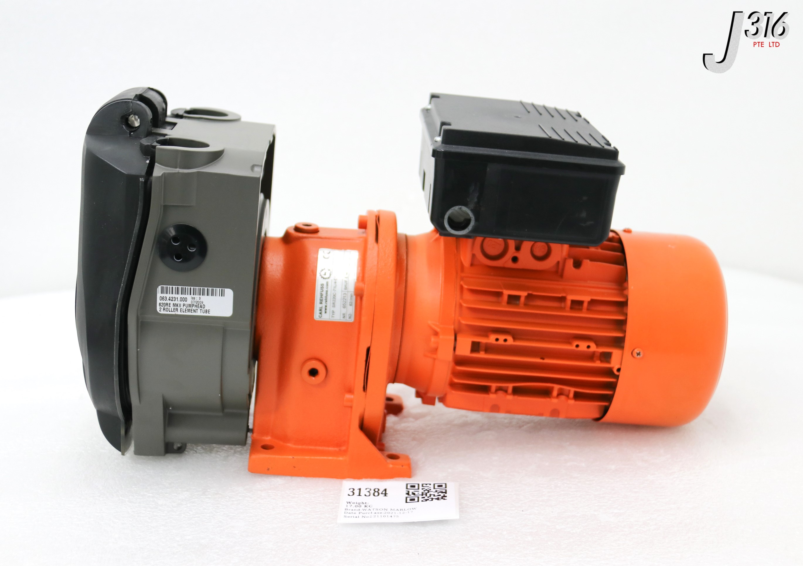 31384 WATSON MARLOW CLOSE-COUPLED PUMP W/ 620RE